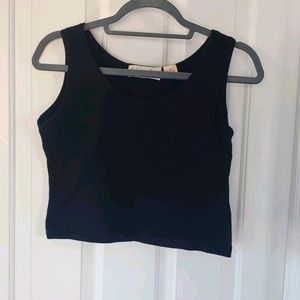Black tank top